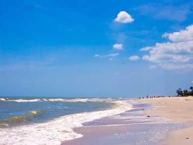 Sandy beach